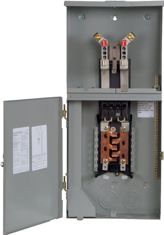 SIEMENS Siemens MC0816B1200RCT Meter Combination Load Center, Ringless Cover/Lid, 200 A, 8-Space, 4-Jaw, 16-Circuit