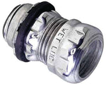 HALEX Halex 62511 EMT Raintight Connector, 1 in Compression, Steel, Each ELECTRICAL HALEX