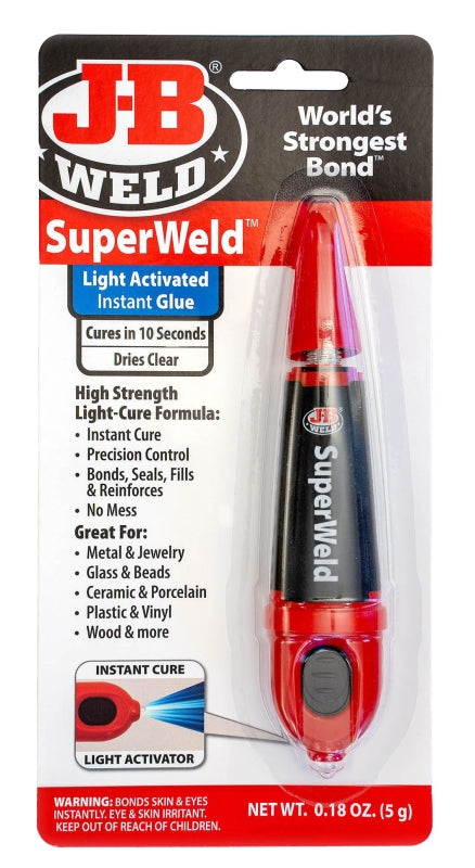 J-B WELD J-B Weld 33301 Instant Adhesive, Liquid, Clear, 5 g PAINT J-B WELD