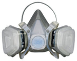 3M 3M TEKK Protection 52P71PC1-B/R52P71 Disposable Respirator, M Mask, P95 Filter Class, Dual Cartridge, Gray