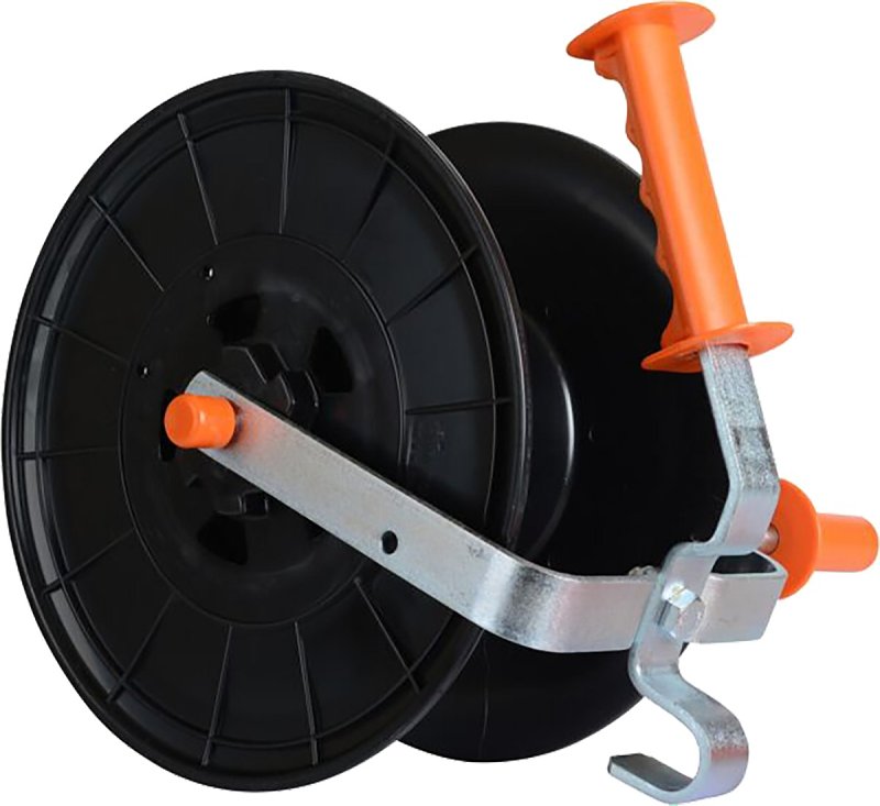 GALLAGHER POWER FENCE, Gallagher G61600 Economy Reel, Poly, Black/Orange, Zinc HARDWARE & FARM SUPPLIES GALLAGHER POWER FENCE,