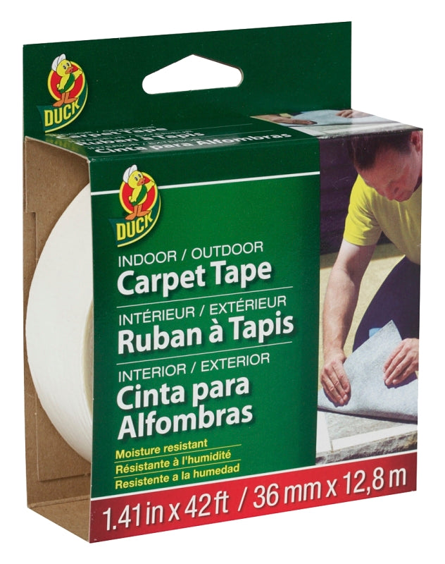 DUCK Duck 392907 Carpet Tape, Double Ended, 42 ft L, 1.41 in W PAINT DUCK