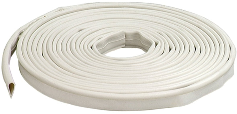 M-D M-D 68676 Door Gasket, 1/2 in W, 1/4 in Thick, 20 ft L, Silicone, White HARDWARE & FARM SUPPLIES M-D