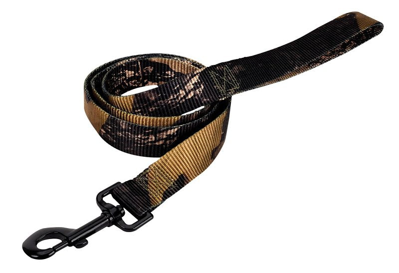 GUARDIAN GEAR Guardian Gear 2950097 Hunting Lead, 48 in L, 1 in W, Nylon Line, Camo, Fastening Method: Spring Snap, M, L Breed HARDWARE & FARM SUPPLIES GUARDIAN GEAR