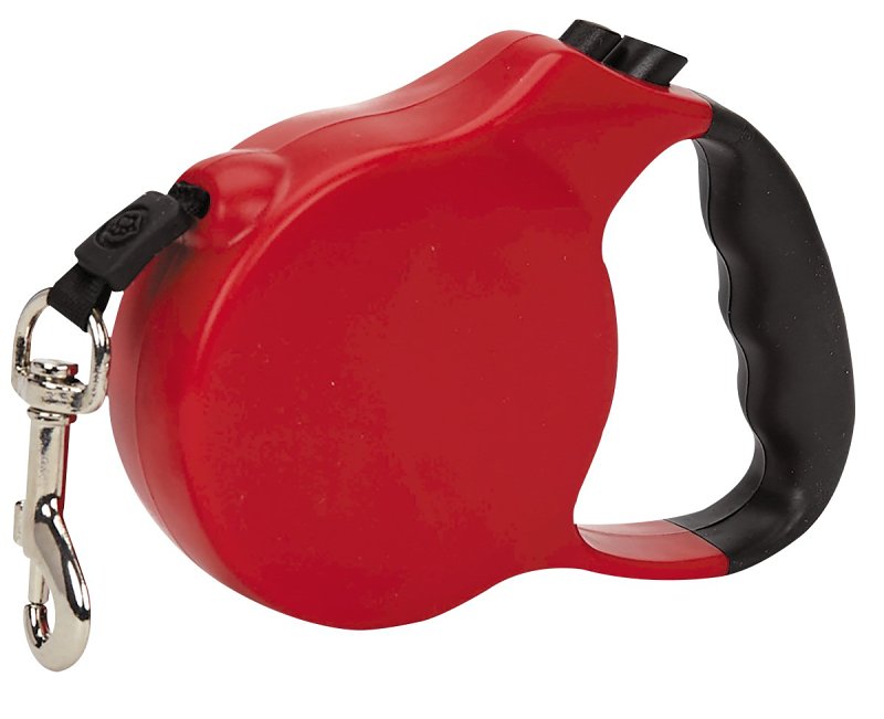 CASUAL CANINE Casual Canine 11610 10 83 Belt Retractable Lead, 10 ft L, Red, Fastening Method: Snap Hook, S Breed HARDWARE & FARM SUPPLIES CASUAL CANINE