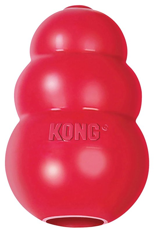 KONG Kong Classic T1 Dog Toy, L, Rubber, Red