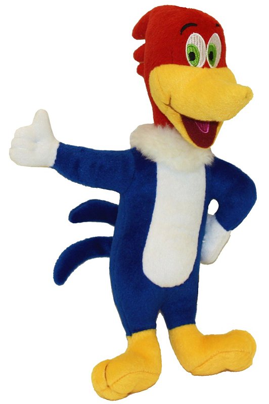 MULTIPET Boss Pet MP37244 Dog Toy, Woody Woodpecker