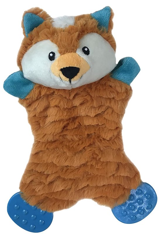 PET PARK BLVD Pet Park Blvd US2206 12 Dog Toy, Flatties Toy, Fox