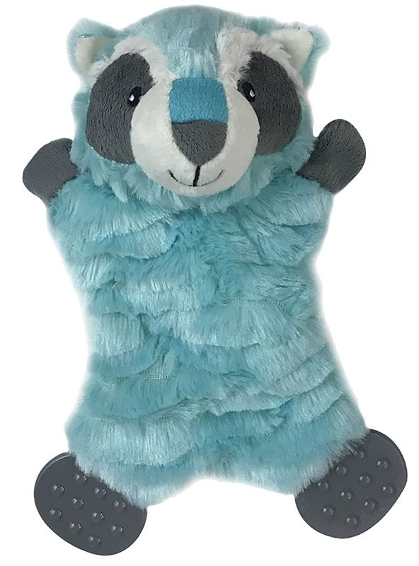 PET PARK BLVD Pet Park Blvd US2206 13 Dog Toy, Flatties Raccoon, Multi-Color