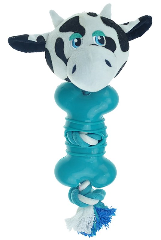 PET PARK BLVD Pet Park Blvd US2216 14 Dog Toy, Ropers Toy, Cow