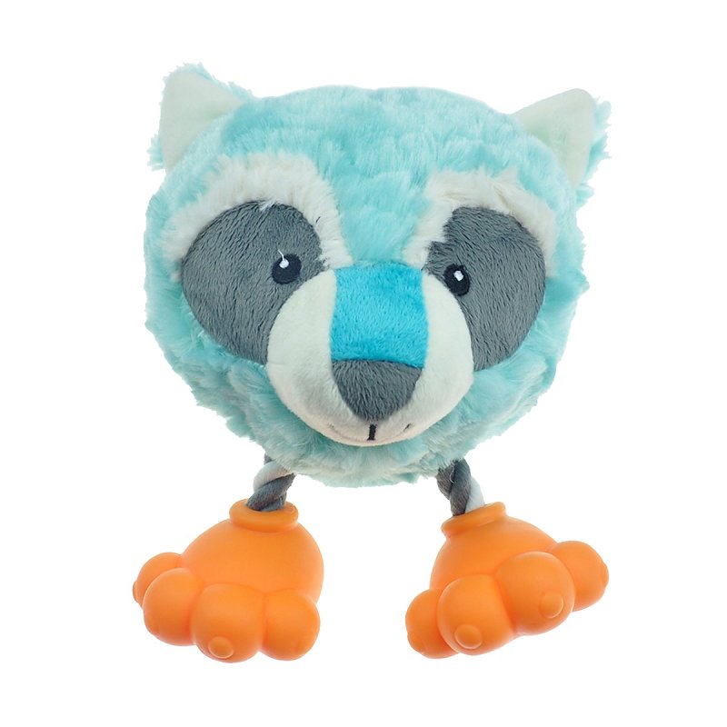 PET PARK BLVD Pet Park Blvd US2263 13 Dog Toy, Footies Toy, Raccoon