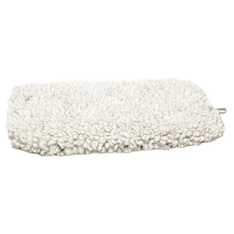 SLUMBER PET Slumber Pet ZA427 17 55 Dog Mat, 17-3/4 in L, 11-3/4 in W, Acrylic/Polyester Sherpa Cover, Natural