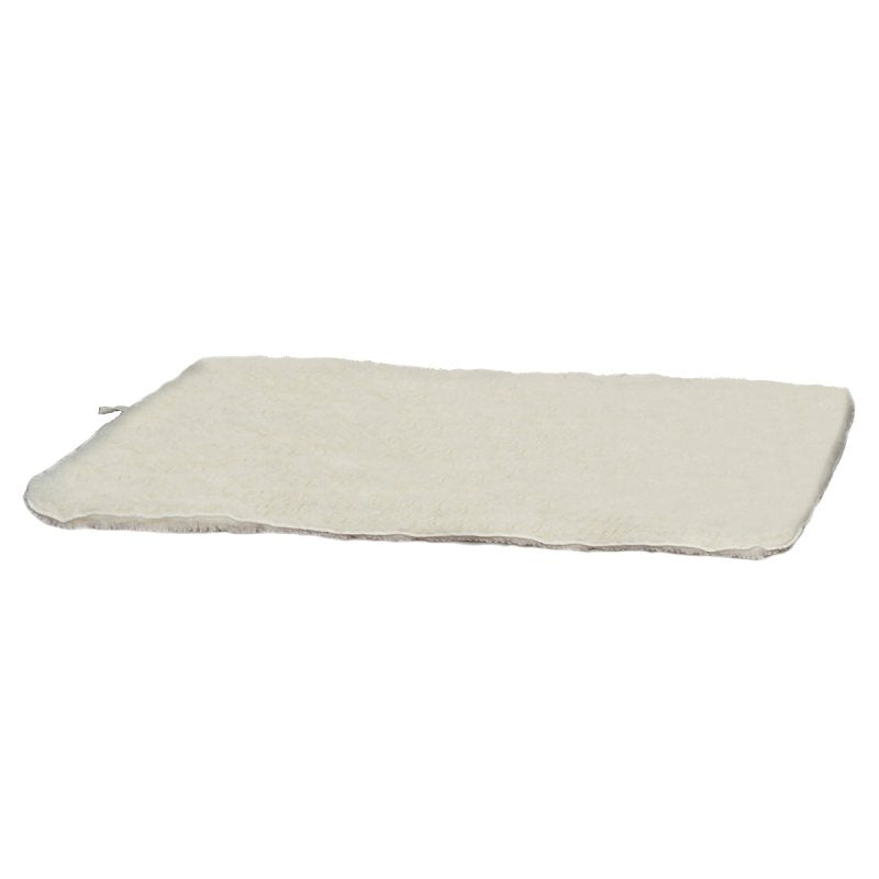 SLUMBER PET Slumber Pet ZA427 41 55 Dog Mat, 41-3/4 in L, 27-3/4 in W, Acrylic/Polyester Sherpa Cover, Natural