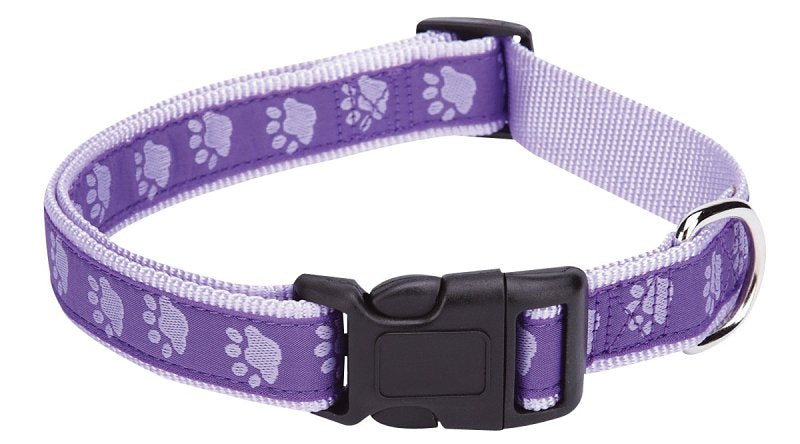 CASUAL CANINE Casual Canine ZA8871 10 79 Dog Collar, 10 to 16 in L Collar, 5/8 in W Collar, Nylon, Purple