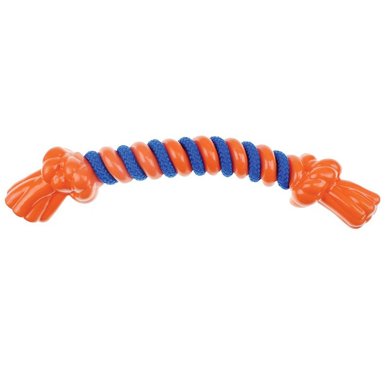 INFINITY PET Infinity ZD2068 18 69 Dog Toy, L, Rope Bone, Thermoplastic Rubber, Orange