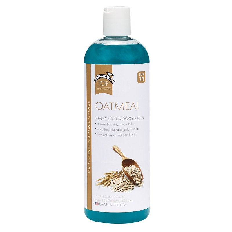 TOP PERFORMANCE Top Performance TP564-17 Pet Shampoo, Liquid, Blue, Oatmeal, 17 oz HARDWARE & FARM SUPPLIES TOP PERFORMANCE