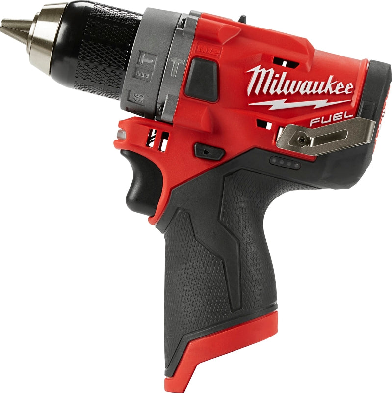 MILWAUKEE Milwaukee M12 3404-20 Hammer Drill, Tool Only, 12 VDC, 2, 4 Ah, 1/2 in Chuck, Keyless Chuck, 0 to 25,500 bpm