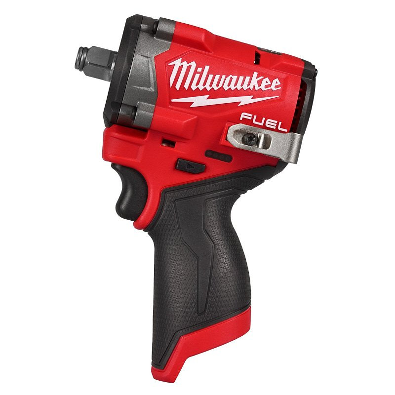 MILWAUKEE Milwaukee M12 2563-20 Stubby Impact Wrench, Tool Only, 12 V, 1/2 in Drive, 0 to 3200 ipm, 0 to 3000 rpm Speed