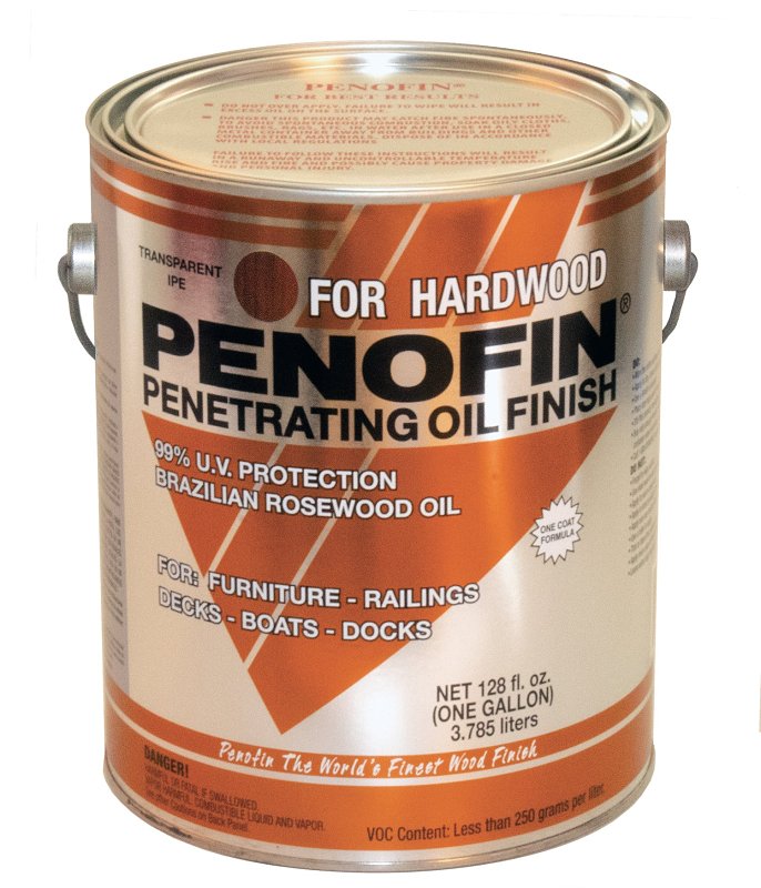 PERFORMANCE COATING INC Penofin Hardwood Series F1XHIGA Penetrating Stain, IPE, Liquid, 1 gal