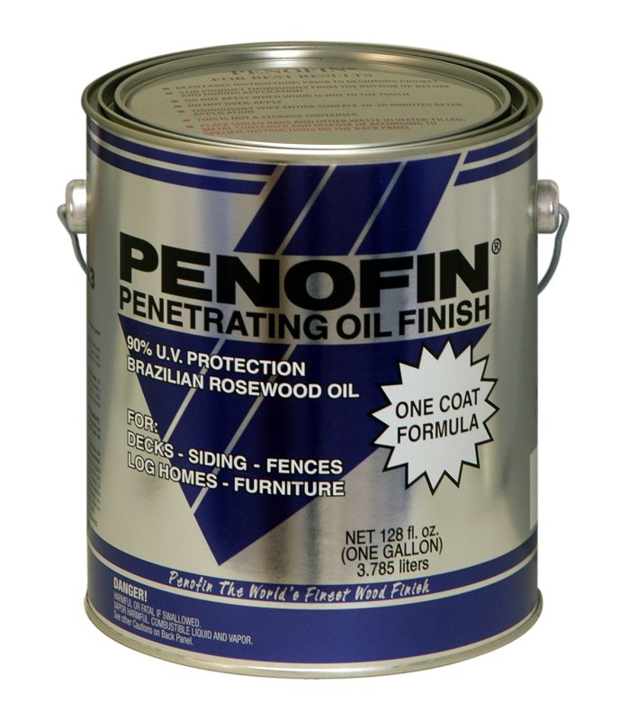 PERFORMANCE COATING INC Penofin Blue Label Series F3ECHGA Premium Stain, Semi-Transparent, Chestnut, Liquid, 1 gal Can PAINT PERFORMANCE COATING INC