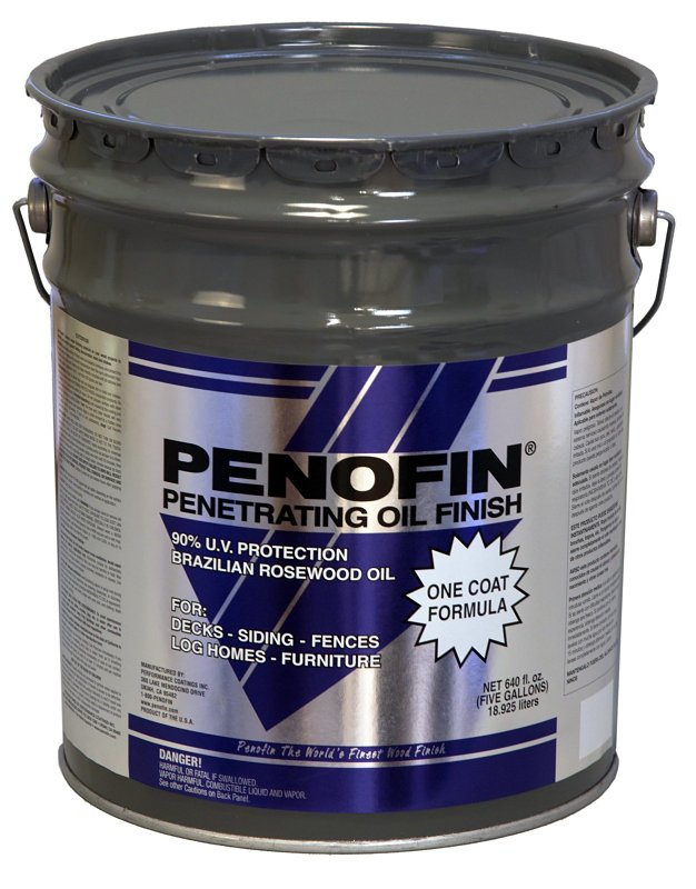 PERFORMANCE COATING INC Penofin F3ETR5G Wood Stain, Redwood, Liquid, 5 gal