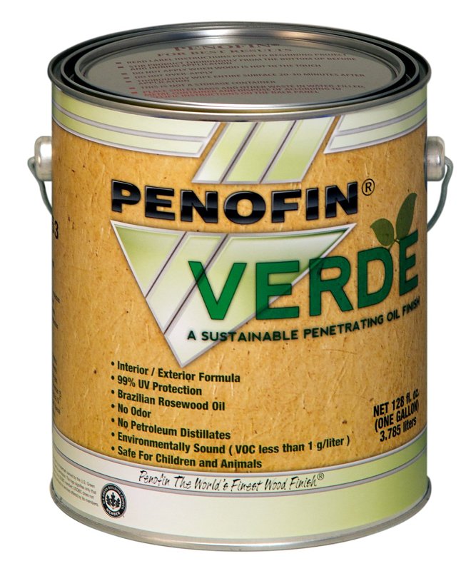 PERFORMANCE COATING INC Penofin VERDE FOVCHGA Wood Stain, Chestnut, Liquid, 1 gal