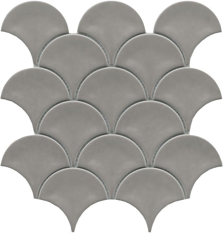 EMSER TILE Emser Tile Reward Series F27REWADO1011MFN Porcelain Mosaic Tile, 11 in L Tile, 10 in W Tile, Pressed Edge, Fan Pattern BUILDING MATERIALS EMSER TILE