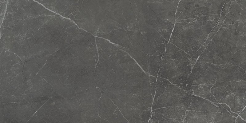 EMSER TILE Emser Tile Sterlina II Series F20STERAS1224 Porcelain Tile, 24 in L Tile, 12 in W Tile, Rectified Edge, Asphalt BUILDING MATERIALS EMSER TILE