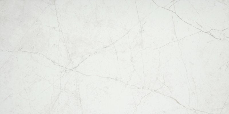 EMSER TILE Emser Tile Sterlina II Series F20STERWH1224 Porcelain Tile, 24 in L Tile, 12 in W Tile, Rectified Edge, White BUILDING MATERIALS EMSER TILE