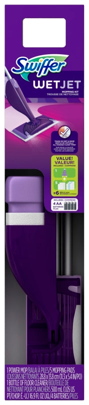 SWIFFER Swiffer WetJet 92810 Wet Jet Kit, Synthetic Mop Head CLEANING & JANITORIAL SUPPLIES SWIFFER