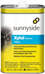 SUNNYSIDE Sunnyside 82232S Paint Thinner, Xylene, Liquid, Transparent, 1 qt