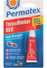 PERMATEX Permatex 27005 Threadlocker, 5 g, Gel, Red PAINT PERMATEX