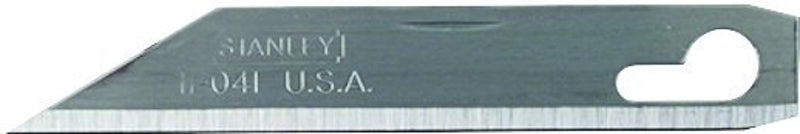 STANLEY STANLEY 11-041 Replacement Knife Blade, 2-9/16 in L, Stainless Steel, Single-Edge Edge, 1-Point TOOLS STANLEY