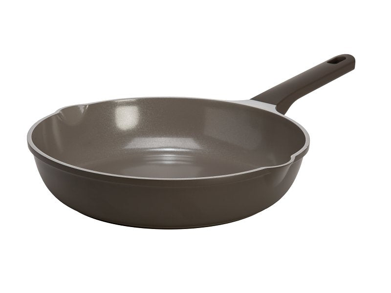 ECOLUTION Ecolution Aria Series EH11569-AS Fry Pan, 11 in Dia, Aluminum, Charcoal, Comfort Grip Handle HOUSEWARES ECOLUTION