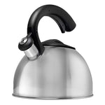 ECOLUTION Primula Colin Series TTK-6230 Stovetop Whistling Tea Kettle, 3 qt Capacity, Ergonomic, Stay Cool Handle, Stainless Steel