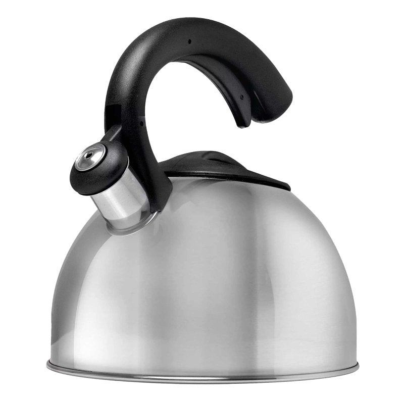 ECOLUTION Primula Colin Series TTK-6230 Stovetop Whistling Tea Kettle, 3 qt Capacity, Ergonomic, Stay Cool Handle, Stainless Steel