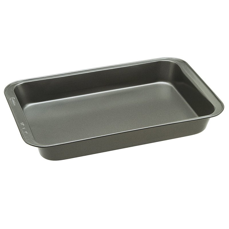 ECOLUTION Ecolution BakeIns EIGY-7433 Cake Pan, Rectangular, 9 in OAL, Carbon Steel, Non-Stick: Yes, Dishwasher Safe: Yes