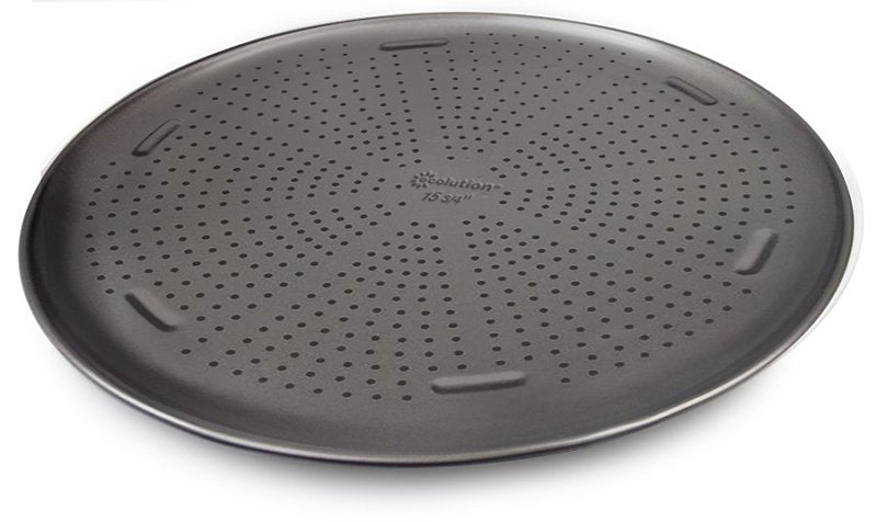 ECOLUTION Ecolution BakeIns Series EIGY-3740 Pizza Crisper Pan, 15-3/4 in, Carbon Steel HOUSEWARES ECOLUTION