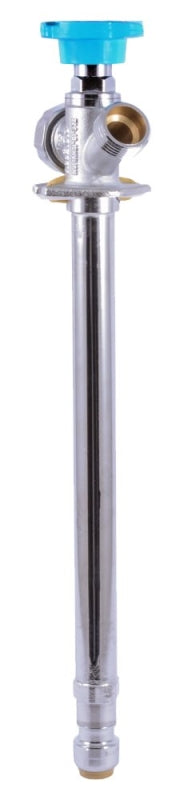 SHARKBITE Cash Acme 24629LF Anti-Siphon Sillcock, 1/2 x 3/4 in Connection, MHT, 125 psi Pressure, 10 in L, Brass Body