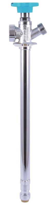 SHARKBITE Cash Acme 24636LF Anti-Siphon Sillcock, 12 in L, 1/2 x 3/4 in, MHT, 125 psi, Brass Body PLUMBING, HEATING & VENTILATION SHARKBITE