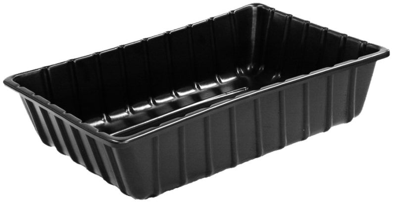 SHAPE PRODUCTS Maccourt ST3608 Super Tub, 23 gal, 36 in L, 24 in W, 8 in H, Polyethylene, Black, Rectangle