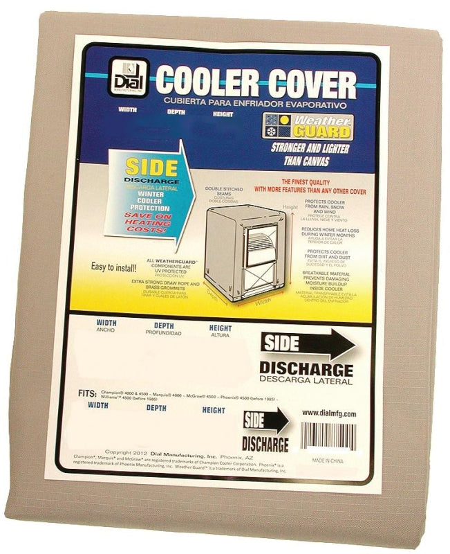 DIAL Dial 8761 Evaporative Cooler Cover, 37 in W, 45 in H, Polyester APPLIANCES & ELECTRONICS DIAL