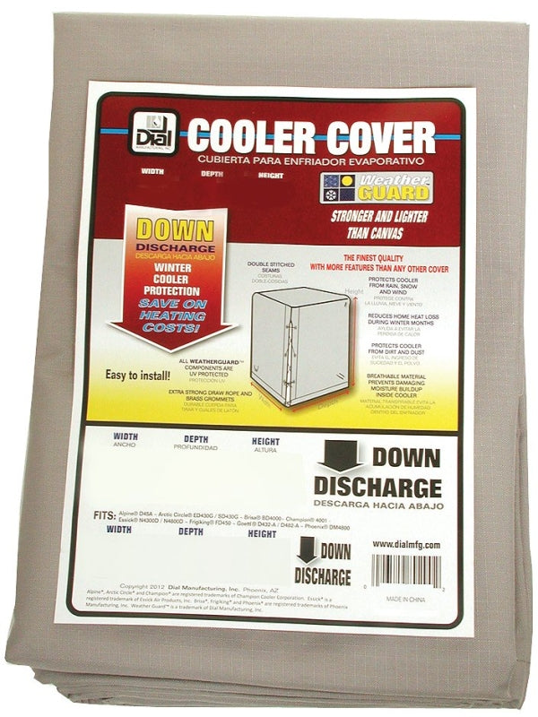 DIAL Dial 8929 Evaporative Cooler Cover, 34 in W, 34 in D, 36 in H, Polyester APPLIANCES & ELECTRONICS DIAL