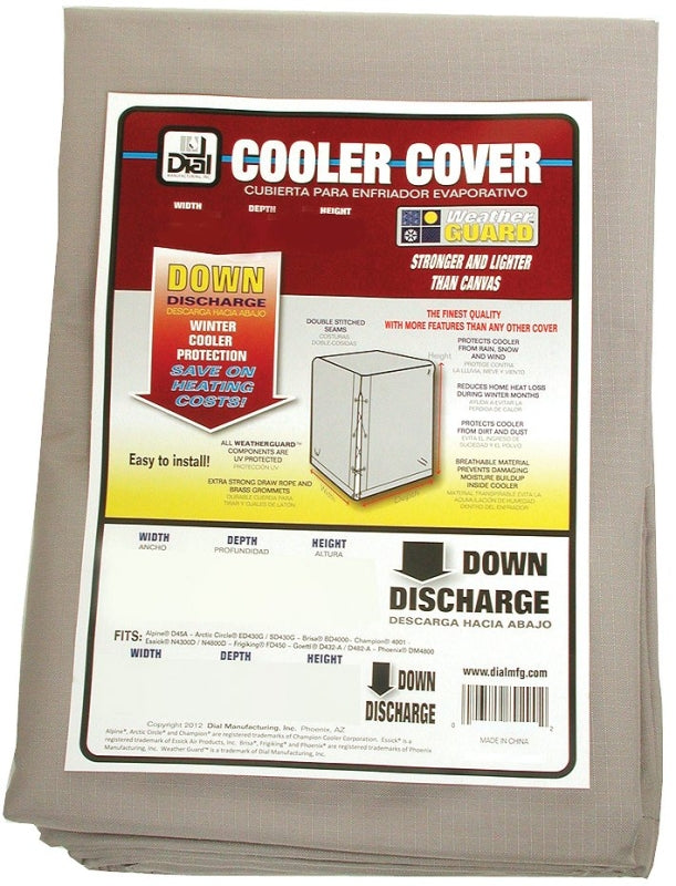 DIAL Dial 8935 Evaporative Cooler Cover, 34 in W, 34 in D, 40 in H, Polyester APPLIANCES & ELECTRONICS DIAL