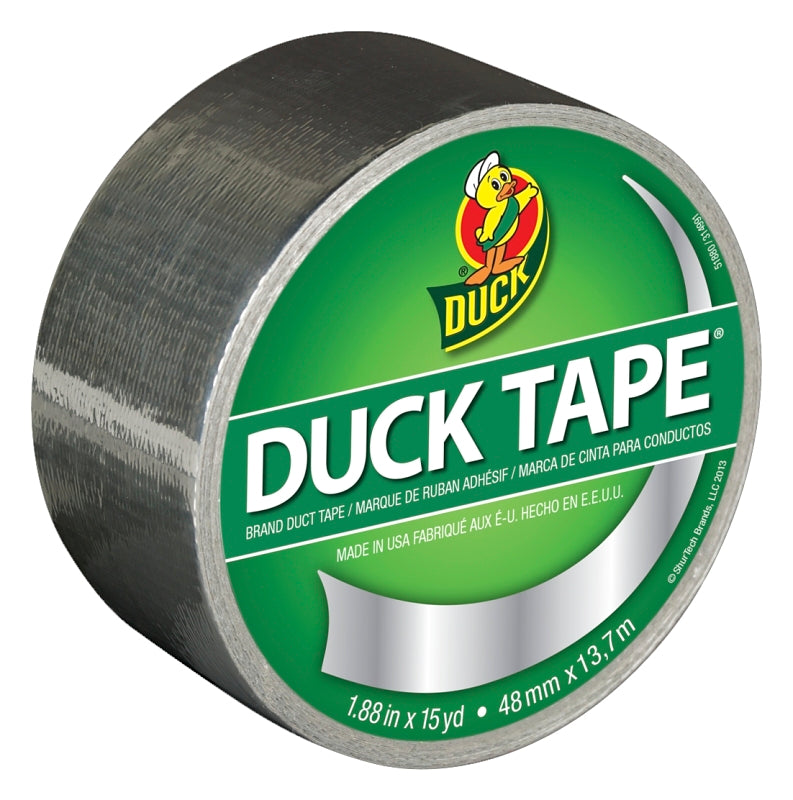 DUCK Duck 1303158 Duct Tape, 15 yd L, 1.88 in W, Vinyl Backing, Chrome PAINT DUCK