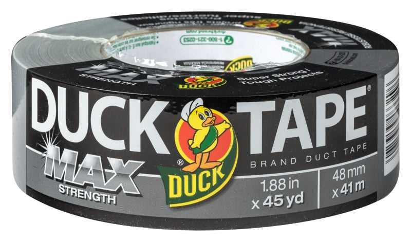 DUCK Duck 240201 Duct Tape, 45 yd L, 1.88 in W, Silver PAINT DUCK