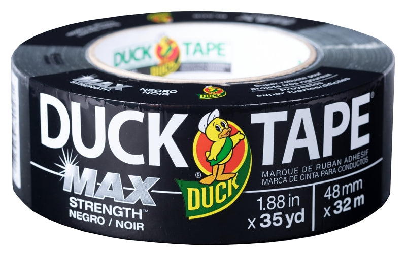 DUCK Duck 240867 Duct Tape, 35 yd L, 1.88 in W, Black PAINT DUCK