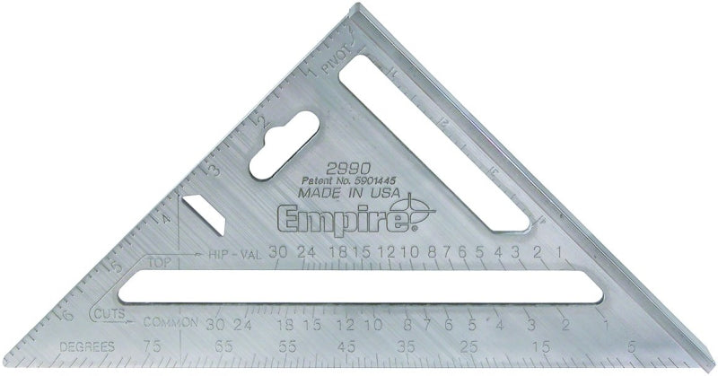 EMPIRE Empire 2990 Rafter Square, Aluminum, 7 in L