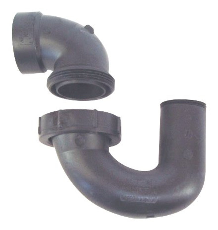 US HARDWARE US Hardware P-097C Vanity Trap, 1-1/4 x 1-1/2 in, Black AUTOMOTIVE US HARDWARE