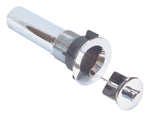 US HARDWARE US Hardware P-102C Sink Drain with Stopper, Plastic, Chrome AUTOMOTIVE US HARDWARE